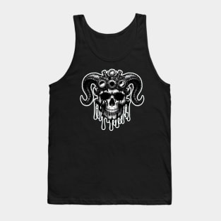 Steampunk skull Tank Top